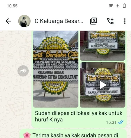 Pengiriman Papan Bunga Duka Kemang Bogor
